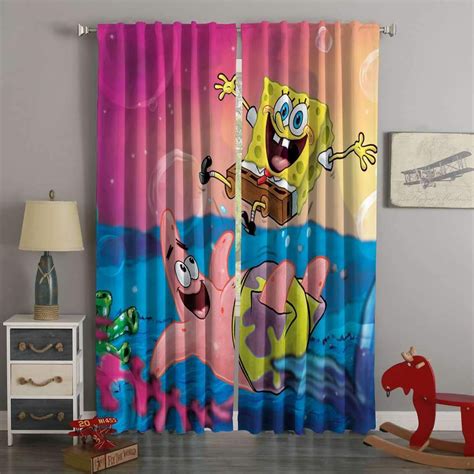 spongebob curtains|Iba pa.